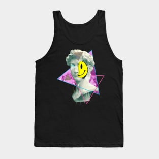 Vaporwave Have a Nice Day Statue of David Retro 1980s Art T-Shirt Tank Top